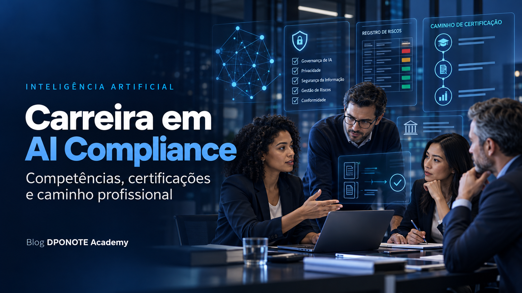 Profissionais discutem Governança de IA e uma trajetória de carreira em AI Compliance