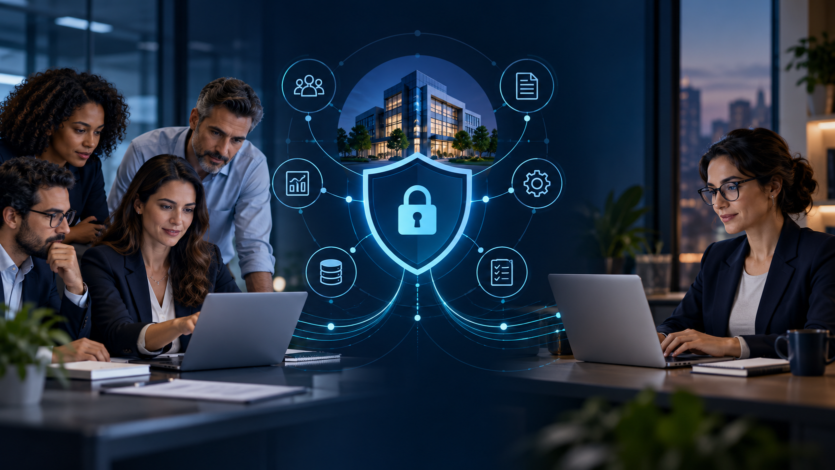 Equipes interna e externa em uma estrutura de governança de privacidade