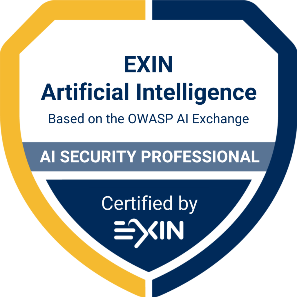 Badge EXIN AI Security Professional based on the OWASP AI Exchange