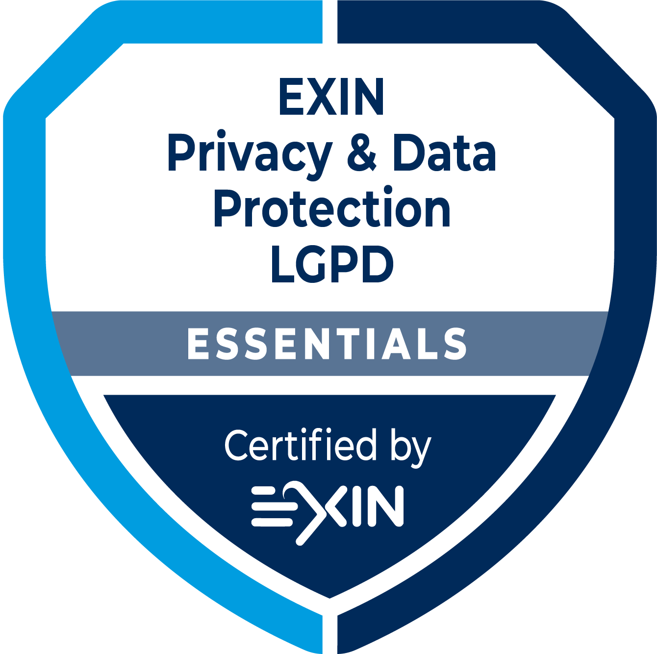 Badge EXIN Privacy & Data Protection Essentials based on LGPD